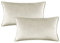 MIULEE 2er Set Samt Kissenbezug Flansch Kissenhülle Dekorative Sofakissen Dekokissen Umwickelte Kante Kissenbezüge Zierkissenbezug für Sofa Wohnzimmer Schlafzimmer 30x50 cm Taupe