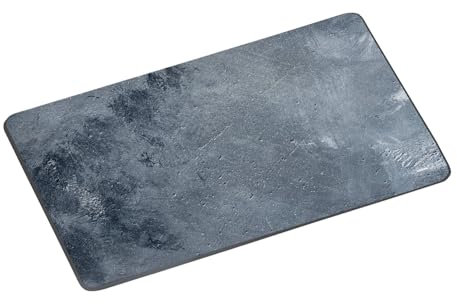 KESPER 36361 Glas-Schneideplatte 28,5 x 19 cm Motiv BETON