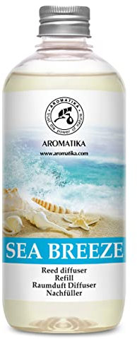 Raumduft Nachfüllflasche Meeresbrise 500ml - Raumbeduftung Mittel - Frischer und Langanhaltender Duft - Refill Diffuser Sea breeze - Lufterfrischer - Diffuser für Zuhause - Boutique - Aromatherapie