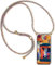 HomiTunky Handykette Handyhülle für Samsung Galaxy A5 2016 mit Band - Handy-Kette Handy Hülle mit Kordel zum Umhängen Handyanhänger Halsband Lanyard Case - Transparent Schutzhülle in Rainbow