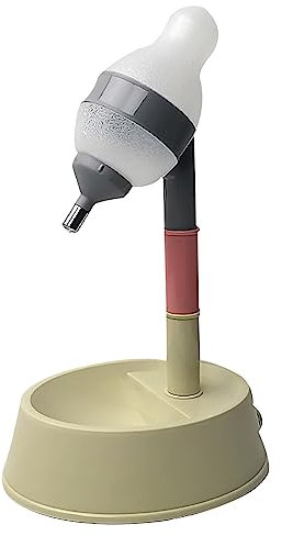 iFCOW Dispensador de agua de pie para mascotas, cuenco de pie para gatos y perros, altura ajustable con poste desmontable que alimenta automáticamente el agua