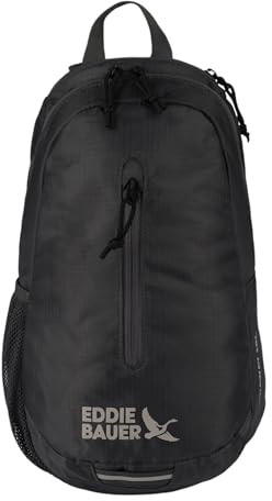 Eddie Bauer Stowaway Packable 10L Sling 3.0 aus Polyester mit leicht gepolstertem Schultergurt, Dark Smoke