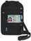 Reise-Umhängebrieftasche mit RFID-Blockierung für Damen und Herren, Reisepasshülle, Diebstahlschutz, schmaler Brustbeutel, Schwarz, Rfid Neck Wallet