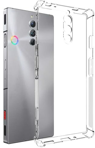 mtb more energy® Case Soft Armor kompatibel mit ZTE Nubia Red Magic 8S Pro - verstärkte Ecken - Kameraschutz - 1,5mm TPU - Schutz-Hülle Cover Handyhülle