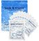 SaaG Soak & Freeze Dry Ice Packs for Cool Box - Pack of 10 for Lunch Box Travel Cool Box Camping - Suitable for Cooler bags Lunch Boxes - Keeps Food Fresh & Cool (15x12 cm)