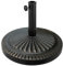 COSTWAY Resin Parasol Base, 38mm/48mm Heavy Duty Umbrella Stand Holder, Outdoor Garden Patio Yard Market Umbrella Base (14kg, 50 x 50 x 31cm)