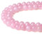 XIANNVXI 8mm Naturstein Rosenquarz Perlen zum Auffädeln mit Loch Runde Kristalle Edelsteine zum Auffädeln Rosa Perlen für Armbänder Ketten DIY Schmuck Basteln (ca. 47 Stück)