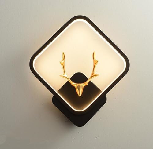 SXYSXYSXY LED Minimalismus Geweih Wandleuchte Modern Nordic Wandlampe Warmes Licht 3000K Innen Schlafzimmer Wandbeleuchtung für Wohnzimmer Treppenhaus Flur