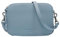 Liebeskind Berlin Umhängetasche Luka – Cross-Body Bag aus Leder mit verstellbaren Schulterriemen – kleine Schultertasche, Fächer mit Reißverschluss – Shoulder Bag, 14.5 x 20.5 x 7 cm,Blue Heaven