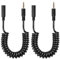 CERRXIAN 2,5 mm TRRS 4-poliger Stecker auf Buchse Stereo-AUX-Audiokabel für Videokamera-Fernkopfhörer (M to F)