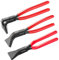 MAXPOWER Sheet Metal Bending Pliers, 3-piece Hand Seamers Sheet Metal Tools with Straight, 45° and 90° Jaws, Sheet Metal Pliers for Roofers, Plumbers, and Metal Processing