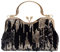 CORIOS Vintage 1920s Pailletten Abendtasche Damen Samt Clutch Tasche Hochzeit Brautbörse Handtasche Elegante Diamant Schultertasche Glänzend Strass Portemonnaie Tasche Kette Umhängetasche Schwarz