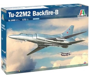 ITALERI - Maquette Avion Tu-22m2 Backfire-b |italeri|1440| 1:72 Maquette Char Promo