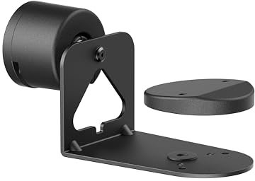 HALTERUNGSPROFI Support mural pour haut-parleurs Sonos Era 100 et 300, avec gestion des câbles, orientable +/-30°, capacité de charge 5 kg, noir (support mural)