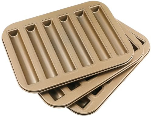 PRETYZOOM 3st Keksform Löffelbiskuits Für Tiramisu Kuchen Puddingformen Bonbonschokolade Maisbrotstangenpfanne Backform Selber Machen DIY-backformen Kastenform Material Kohlenstoffstahl