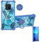 Aroepurt hülle Kompatibel Für AGM X6 Hülle Case Handyhülle Schutzhülle Cover [Mit 9H Härte HD Schutzfolie] PC + Silikon Ständer IMDL-LS