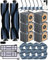 iRobacc 29 Stück Zubehörset für Eufy X10 Pro Omni Saugroboter,2 Rollenbürste 6 Seitenbürsten 6 Staubbeutel(Aktivkohle) 4 HEPA-Filter 8 Wischtücher 2 Reinigungsbürste 1 Schraubendreher