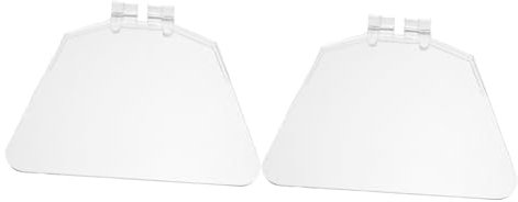 Homoyoyo 2pcs Plastic Protective Bench Guard Shield Angle Cover Attachment for Grinder Bench Grinders Electric Spare Parts