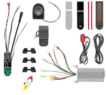 MEXWLOP Kit de Carte de contrôleur de Scooter électrique 36 V 350 W, accélérateur de Tableau de Bord, Affichage LED, Remplacement de Scooter, for Xiaomi, Scooter électrique Écran LCD pour Trottinette
