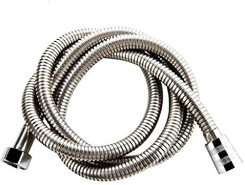 Janmobrian Duschschlauch,Brauseschlauch Brauseschlauch 2m for Bad Dusche Rohr Flexible Brauseschlauch Edelstahl Hochdruck-Zubehör for das Badezimmer 1.2/1.4/1.5m(2m Shower Hose)