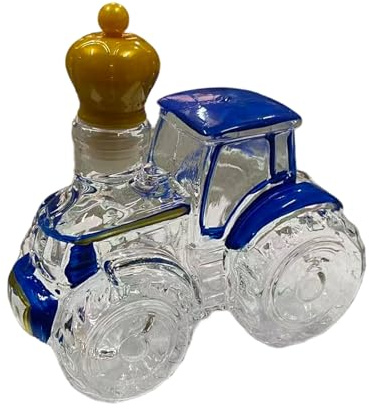 Tractor Whiskey Bottle, Tractor Bourbon Decanter Wine Bottle, Glass Tractors Empty Bourbon Decanter Wine Bottles for Wines Bourbons Tequila Vodka Home Decor Bar Office Restaurant Men Dad Birthday
