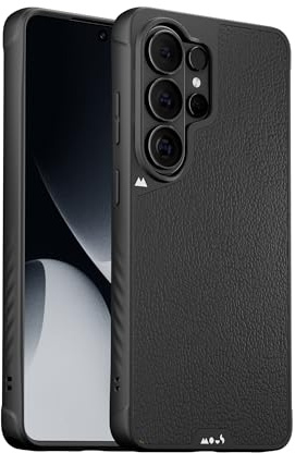 Mous für Samsung Galaxy S26 Ultra Hülle, Kompatibel mit MagSafe, Limitless Schwarzes Leder