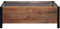 Grapevine Urban Garden Pflanzgefäß mit niedrigem Profil, FSC-zertifiziertes Holz, rechteckig, 94 x 32 cm, Naturbraun