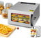 Kwasyo Deshidratador de Alimentos con 6 Bandejas Acero Inoxidable, Temporizador de 24 Horas, Temperatura Regulable 30~90℃, Pantalla LCD, 400W Deshidratador Alimentos de Frutas y Verduras, Libre BPA