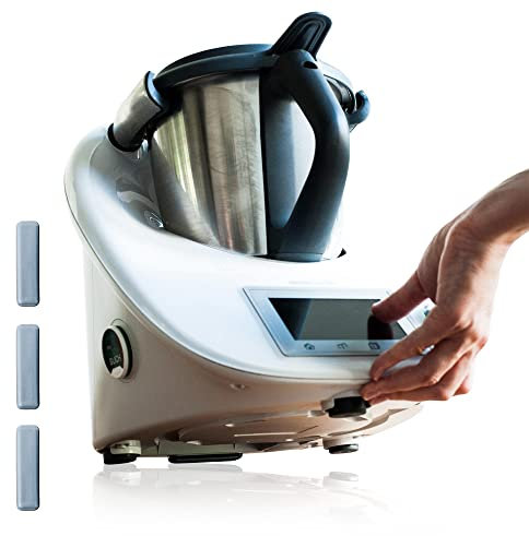 mixcover unsichtbare Gleiter Slider Zubehör für Thermomix TM6 TM5 Küchenmaschine - die selbstklebende, effektive, günstige Alternative zum Gleitbrett