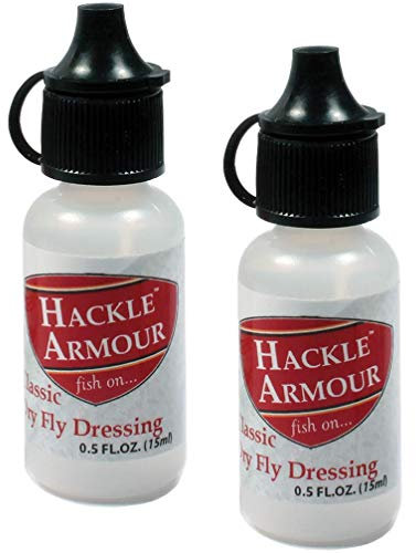 Hackle Armour Classic Dry Fly Dressing 2 Pack - Long Lasting Floatant