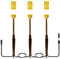 Verlängerungsleuchte B-right 3er Set Gartenleuchte mit Erdspieß, warmweiß,Gartenbeleuchtung, Landschaftslicht Gartenlampe mit Kabel für Outdoor (Zubehör, Verlängerungsleuchte, erhälten keinen Stecker)