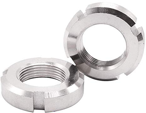 Schlitzrunde Mutter aus Edelstahl 304, M14M16M18M20M22M24M25M27M30M33M36M39-M35 * 1,5