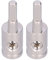 2 Stück 4 Gauge zu 6 Gauge Kabelreduzierer, Kupfer vernickelt Car Audio Amp Input Reducer Adapter für Lautsprecherkabel Kabelanschlussstecker