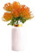 Yanyan 10 Stück Künstliche Nadelkissen Blume Simulation Nadelkissen Chrysantheme Kunststoff Blume Weihnachten Home Office Garten Hochzeit Party Outdoor Feier Dekoration (Orange, 34cm)