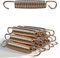 Kinetic Sports Sprungfeder-Set 12 Stück | 22 x 144 mm | 28 Windungen | Ersatz Bauteil für Gartentrampoline | Universal Trampolin Federsatz, Spiralfeder aus rostfreiem Stahl