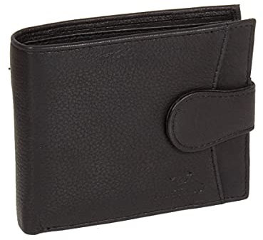 MUSTANG Leder Geldbörse Livorno Wallet Black schwarz