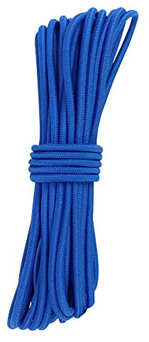 OKAEI Gummikordel 4mm x 10m - Hochwertiges Gummiseil in Blau, Flexibles Gummiband/Hutgummi/Rundgummi - Ideal für DIY Projekte und Handwerk