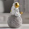 WANGCL Astronautenstatuen, Astronauten-Figur, Skulptur, Raumfahrer, Statue, Schreibtischzubehör, Kinder, Jungen, Schlafzimmer, Dekoration, Astronauten-Themen-Dekoration, Ornament, #1