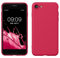 kwmobile Handyhülle für iPhone SE 2022 Hülle/iPhone SE 2020 / iPhone 8 / iPhone 7, für iPhone SE Hülle - Schutzhülle für kabelloses Laden - Case in Awesome Pink