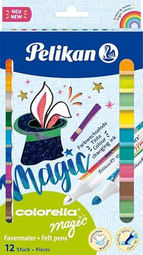 Pelikan Zauberfasermaler Colorella Magic, 12 Farben