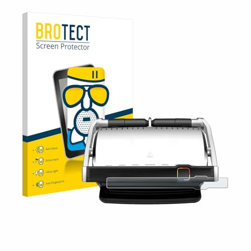 BROTECT Schutzglas für Tefal OptiGrill Elite XL | Entspiegelnder Displayschutz Made in Germany Schutzfolie Glas Matt Anti-Reflex Kratzfest 9H Anti-Fingerprint Einfache Montage