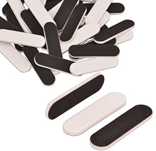 Lot de 50 mini limes à ongles jetables double face pour nail art