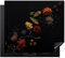 KitchenYeah© Herdabdeckplatte Einteilig Küche Herdabdeckung Induktionsfeld Ceranfeld Herdabdeckplatten Vinyl Matte Aufrollbar Kräuter - Schwarz - Gewürze - Kochen - Zimt - 58x51 cm