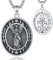 INFUSEU Lilith Kette, Siegel Der Lilith 925 Sterling Silber Zeichen Pagan Schmuck Amulett Schild Hexe Anhänger Schutz Rune Wiccan Schmuck für Frauen