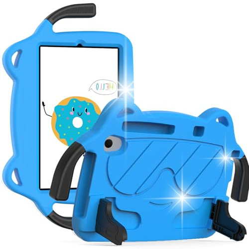 Miimall Étui de protection pour enfant compatible avec TCL Tab 8, TCL Tab 8 LE Kids - Avec poignée + support EVA + PC - Anti-chute - Anti-chocs - Pour tablette TCL Tab 8 LE 8 2023