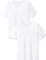 LAPASA Camiseta de Manga Corta Micromodal para Hombre Camiseta Interior Sólida Transpirable con Cuello en V (Paquete de 2) M08 XXL Blanco