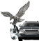 Decorazione a forma di aquila, in lega di zinco, autoadesiva, per cofano, 3D, a forma di aquila, accessori esterni per auto, moto, moto Fivetoo