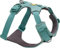 Ruffwear Front Range Hundegeschirr, reflektierendes Y-Geschirr, verstellbares, bequem gepolstertes Alltagsgeschirr für Spaziergänge und Hunderennen, 2 Leinenbefestigungen, River Rock Green XXS
