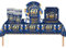 53Pcs Navy Blue Happy 60th Birthday Party Tableware Plastic Table Cloth,Paper Plates,Napkins and Cups for Man Birthday Table Decorations Disposable Party Tableware Set for Adults Birthday Party