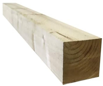 Snowdon Timber Treated 4x4 Fence Post | 4 Pack | 100 x 100 x 3000mm | Pressure Treated Timber for Garden Fencing